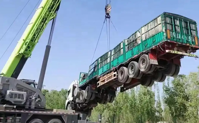 双辽道路脱困救援案例